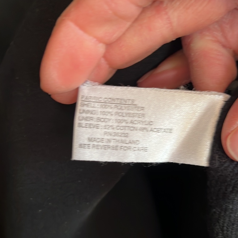 Gallery Black Double-Breasted Removable Lining Be… - image 7